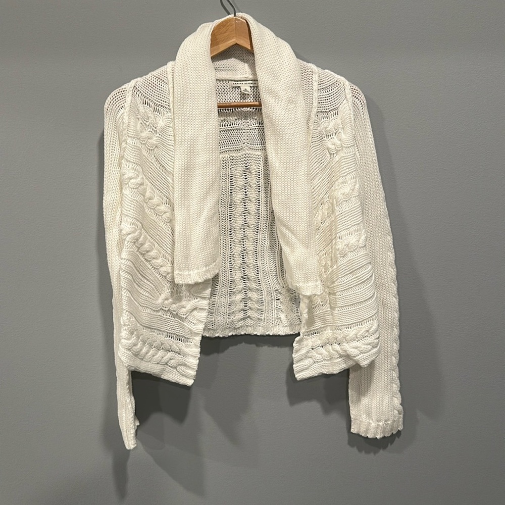 Banana Republic White Knit Sweater Size Medium